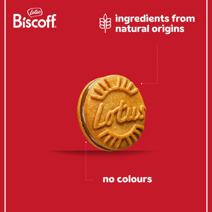 Lotus Biscoff Sandwich Biscuits Milk Chocolate 150g