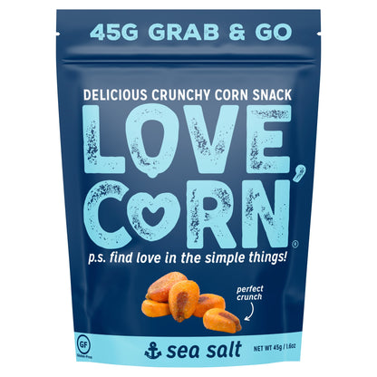 Love,Corn Sea Salt Roasted Corn Snack 45G — image 1