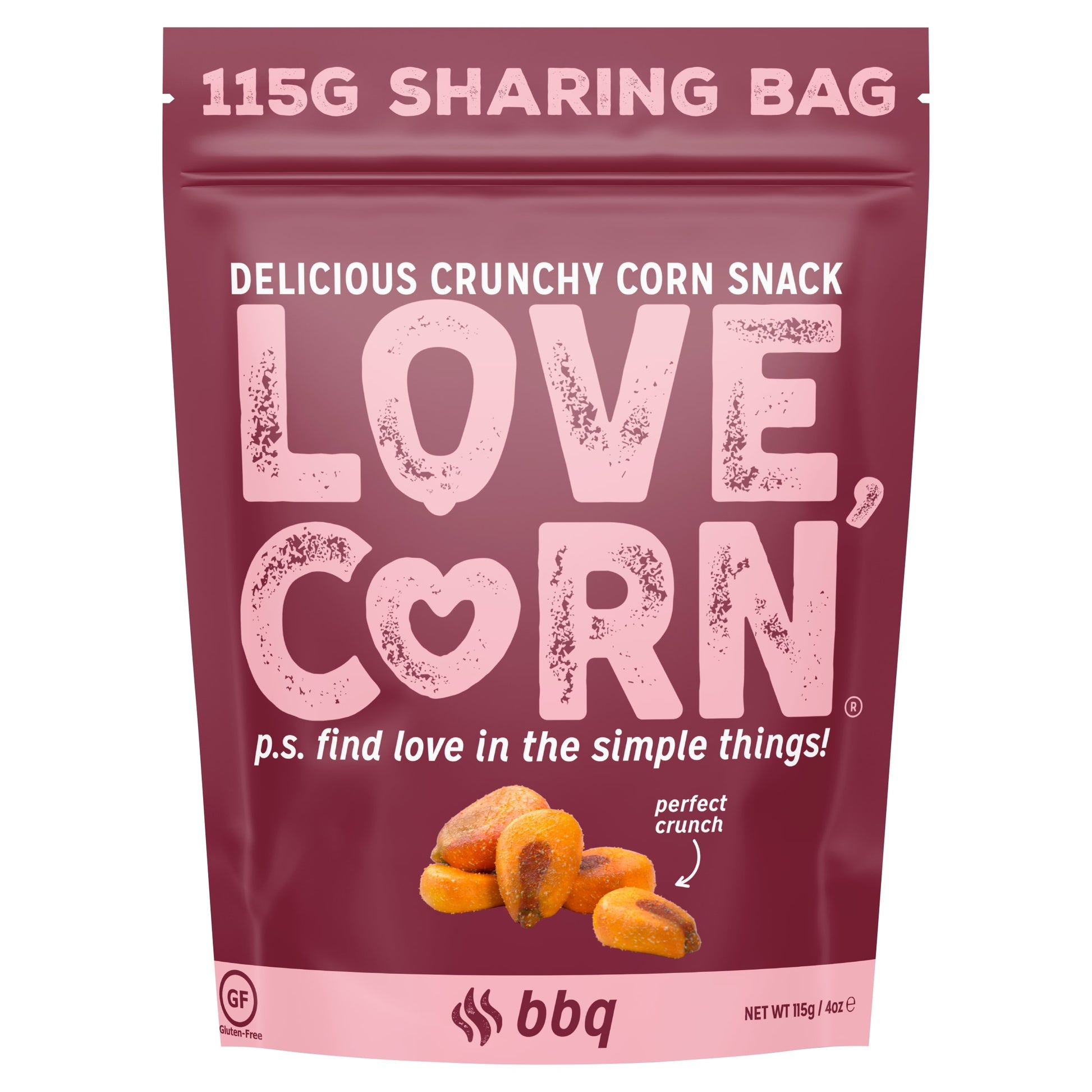 Love Corn Smoked Bbq 115G — image 1