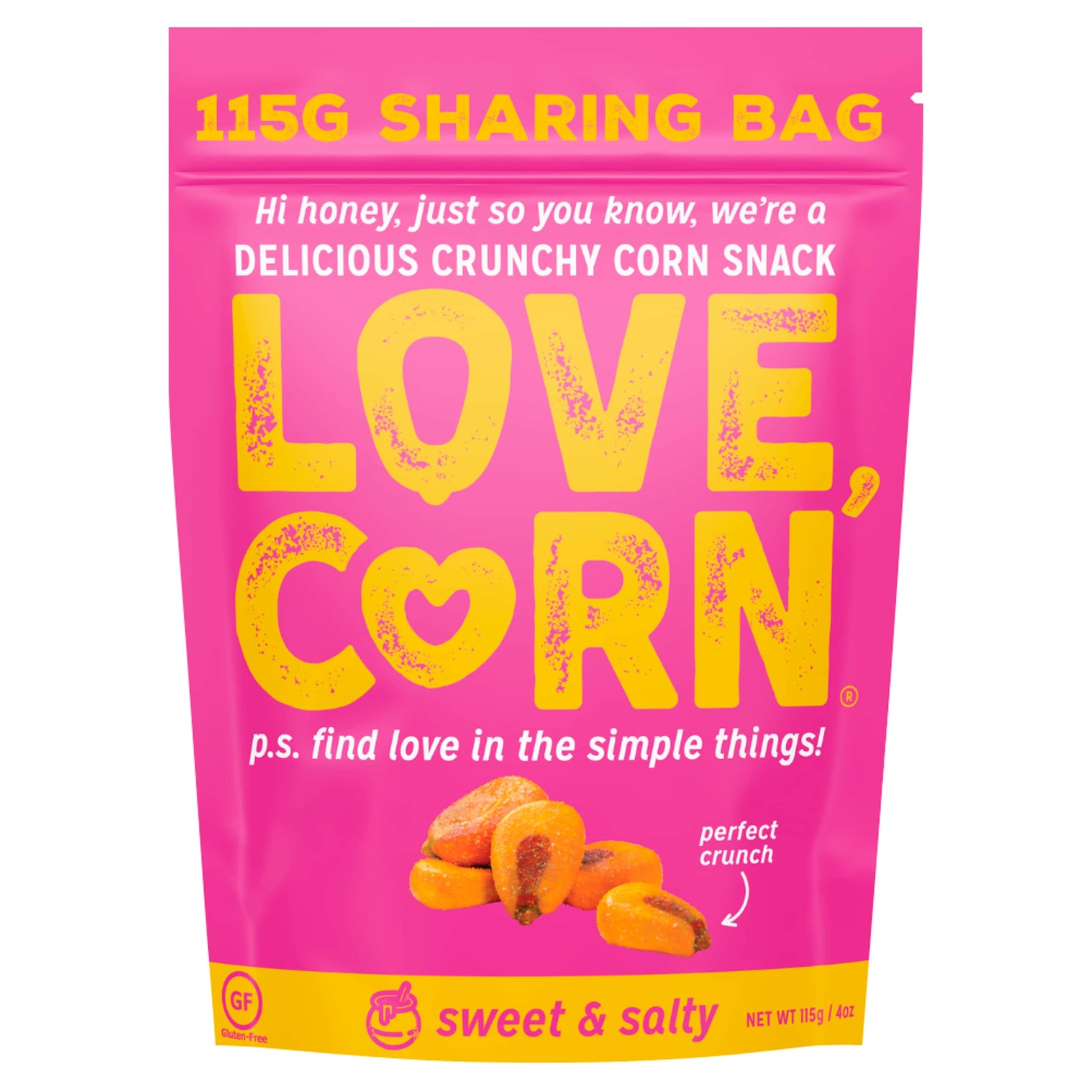 LOVE CORN Sweet & Salty 115g — image 1