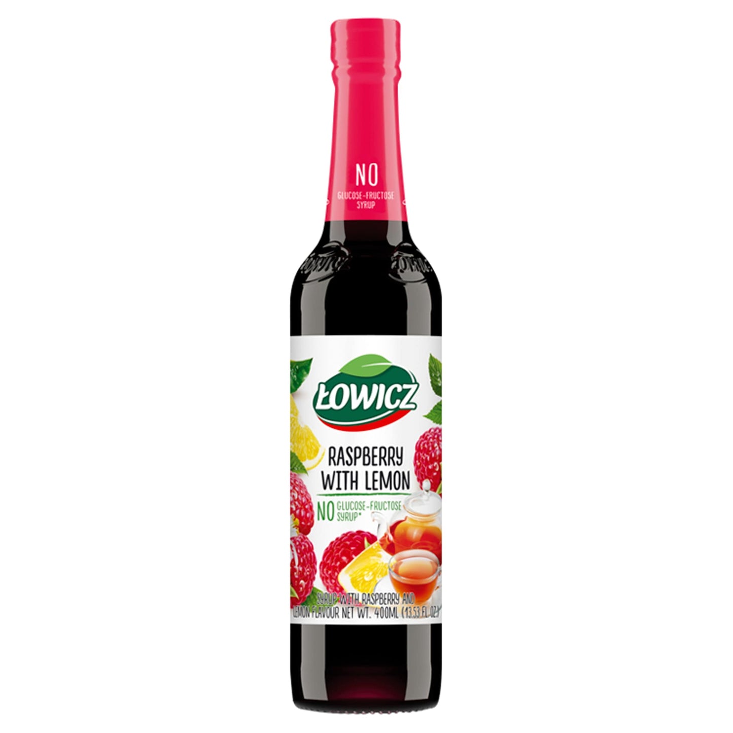 Lowicz Raspberry & Lemon Syrup 400Ml — image 1