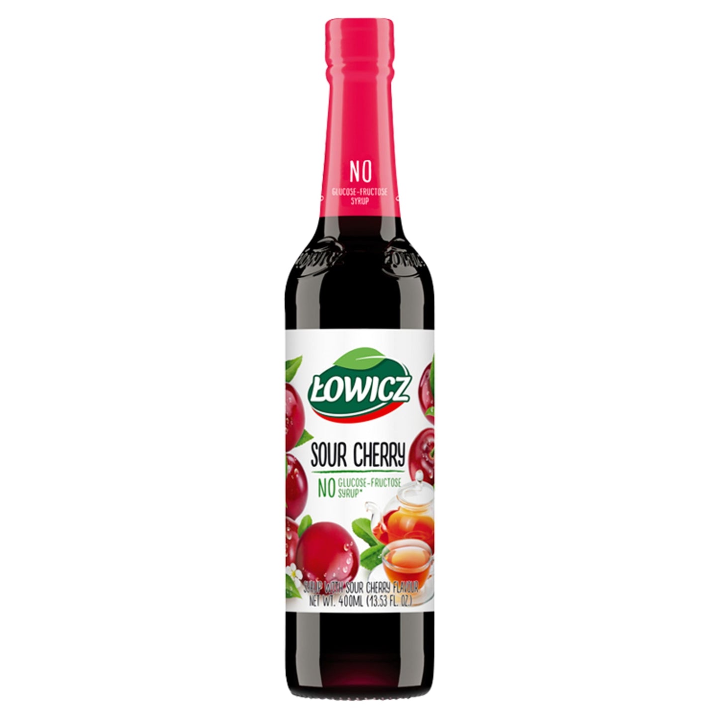 Lowicz Syrup Cherry Flavour 400Ml — image 1