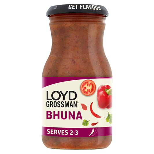 Loyd Grossman Bhuna Indian Curry Sauce 350g — image 1