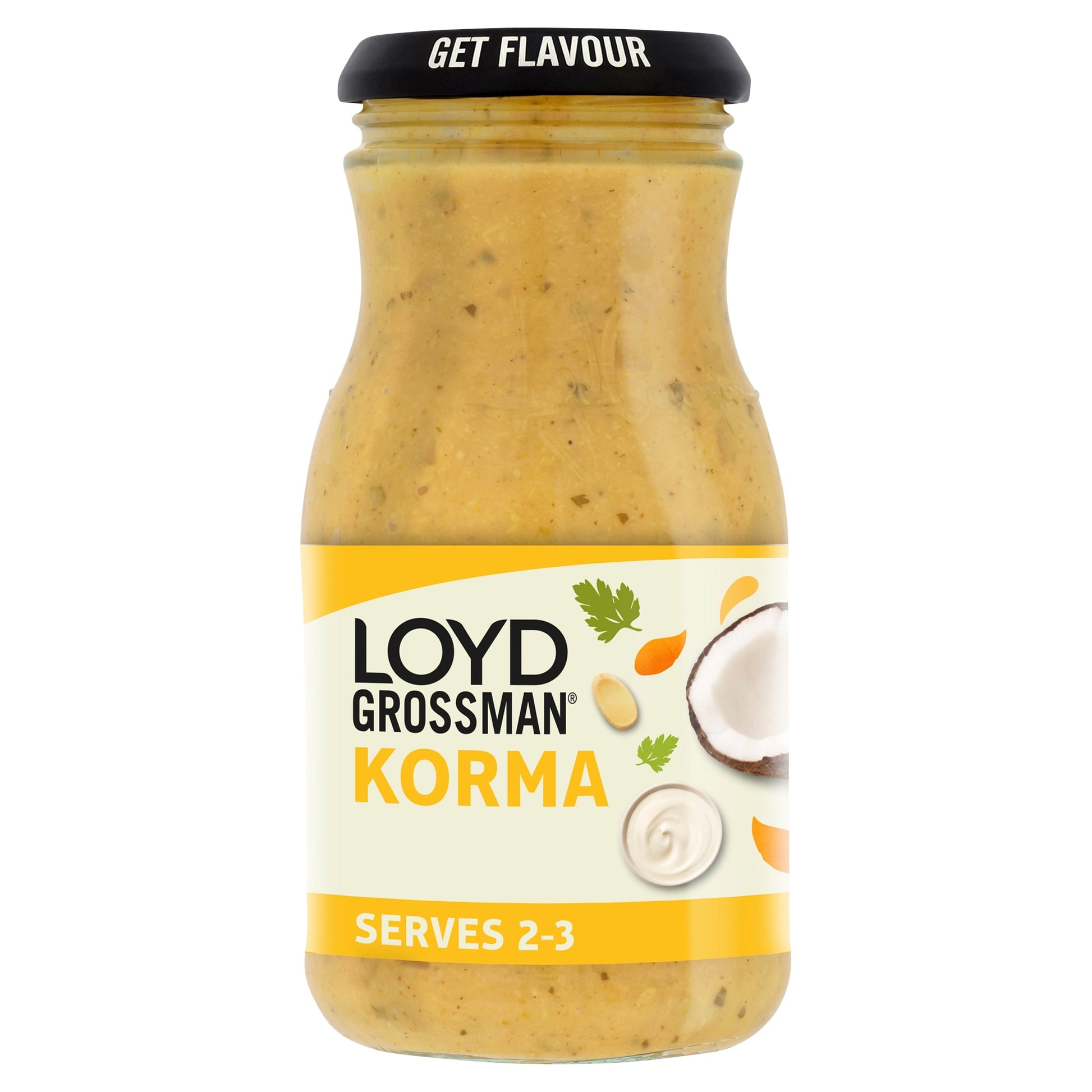 Loyd Grossman Korma Indian Curry Sauce 350g — image 1