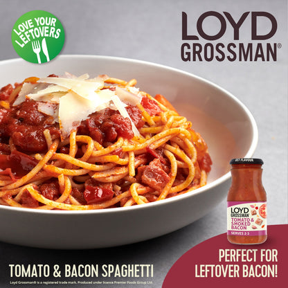 Loyd Grossman Smoky Bacon Tomato Pasta Sauce 350g — image 2