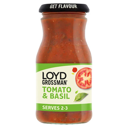 Loyd Grossman Tomato & Basil Pasta Sauce 350G — image 1