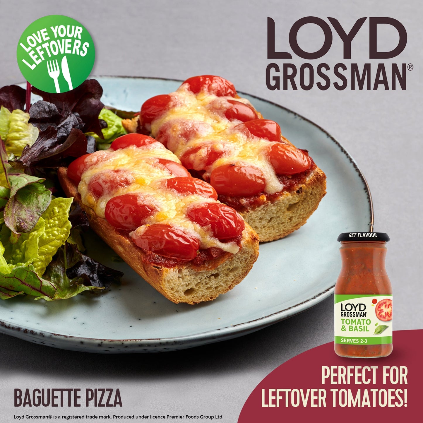 Loyd Grossman Tomato & Basil Pasta Sauce 350G — image 2
