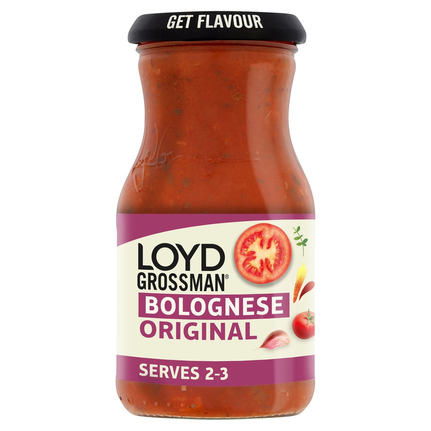 Loyd Grossman Tomato Bolognese Pasta Sauce 350g — image 1