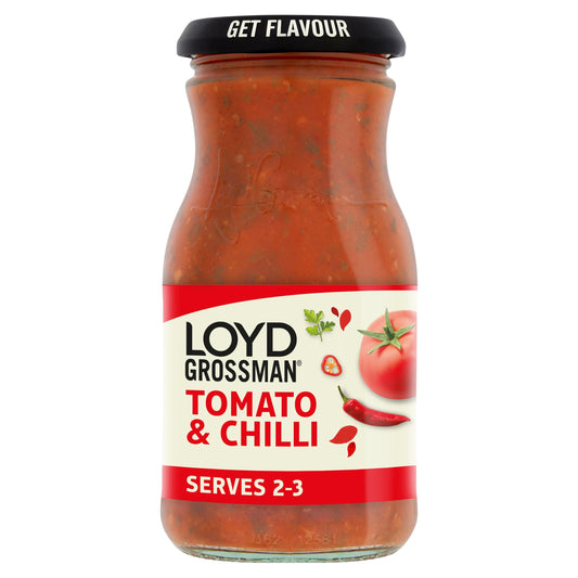 Loyd Grossman Tomato & Chilli Pasta Sauce 350G — image 1