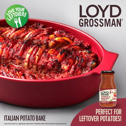 Loyd Grossman Tomato Roasted Garlic Pasta Sauce 350G — image 2