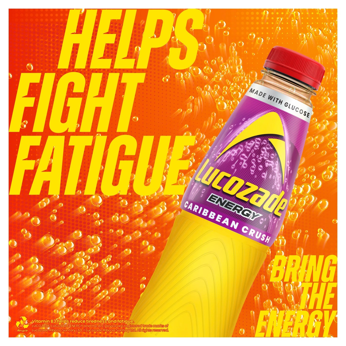 Lucozade Energy Drink Caribbean Crush 4 x 380ml — image 3