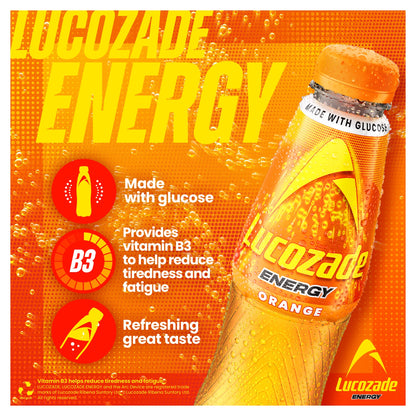 Lucozade Energy Drink Orange 4 x 380ml — image 2