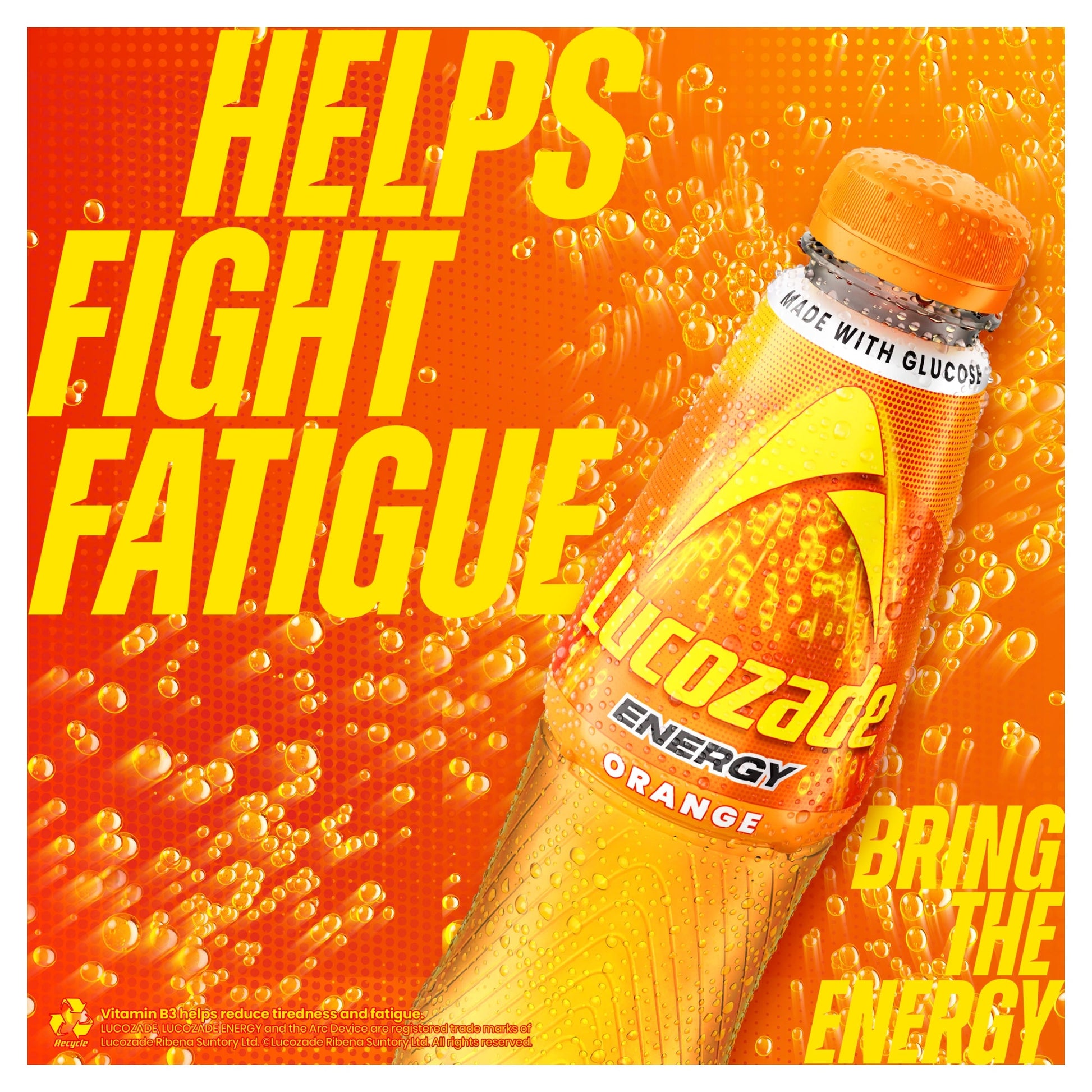 Lucozade Energy Drink Orange 8 x 380ml — image 3