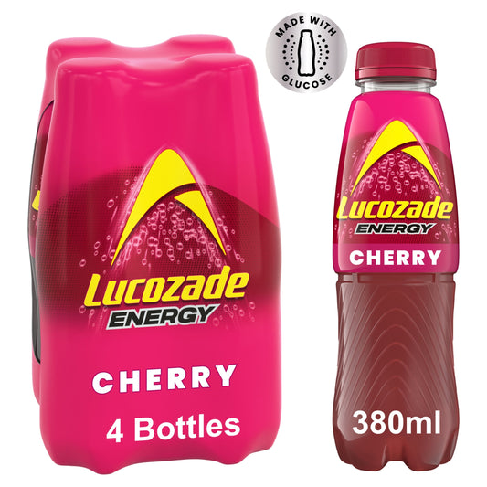 Lucozade Energy Drink Wild Cherry 4 x 380ml — image 1