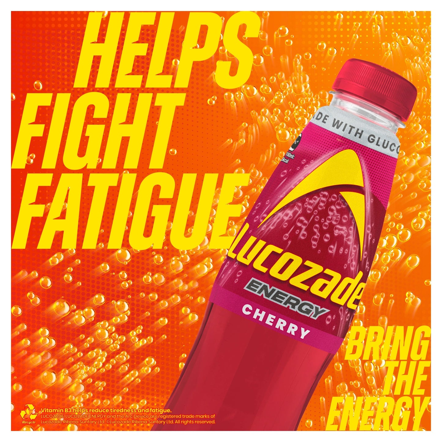 Lucozade Energy Drink Wild Cherry 4 x 380ml — image 3