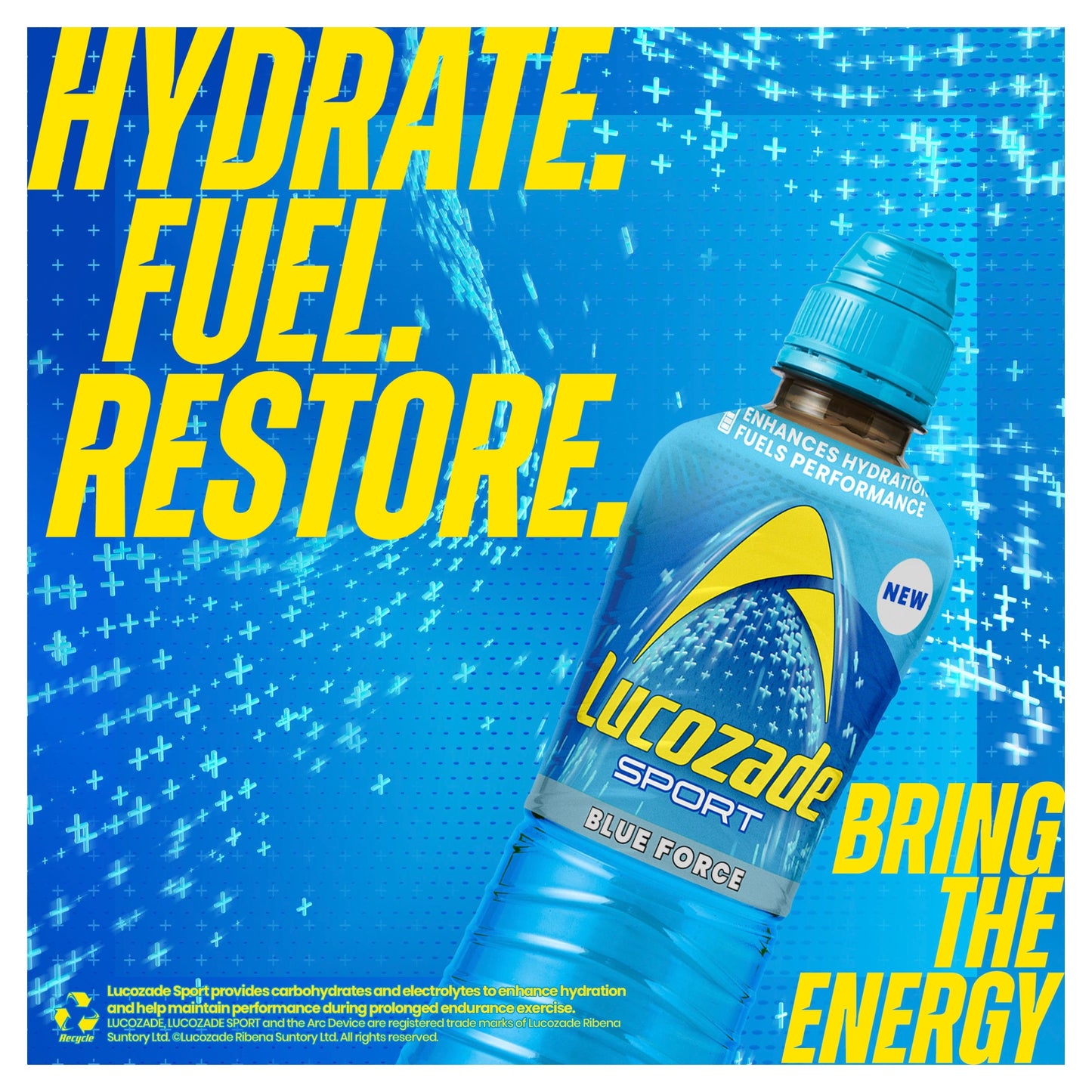 Lucozade Sport Drink Blue Force 4x500ml — image 2