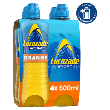 Lucozade Sport Drink Orange 4 x 500ml — image 1