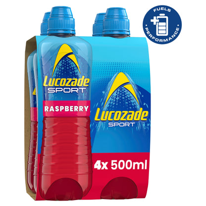 Lucozade Sport Drink Raspberry 4 x 500ml — image 1