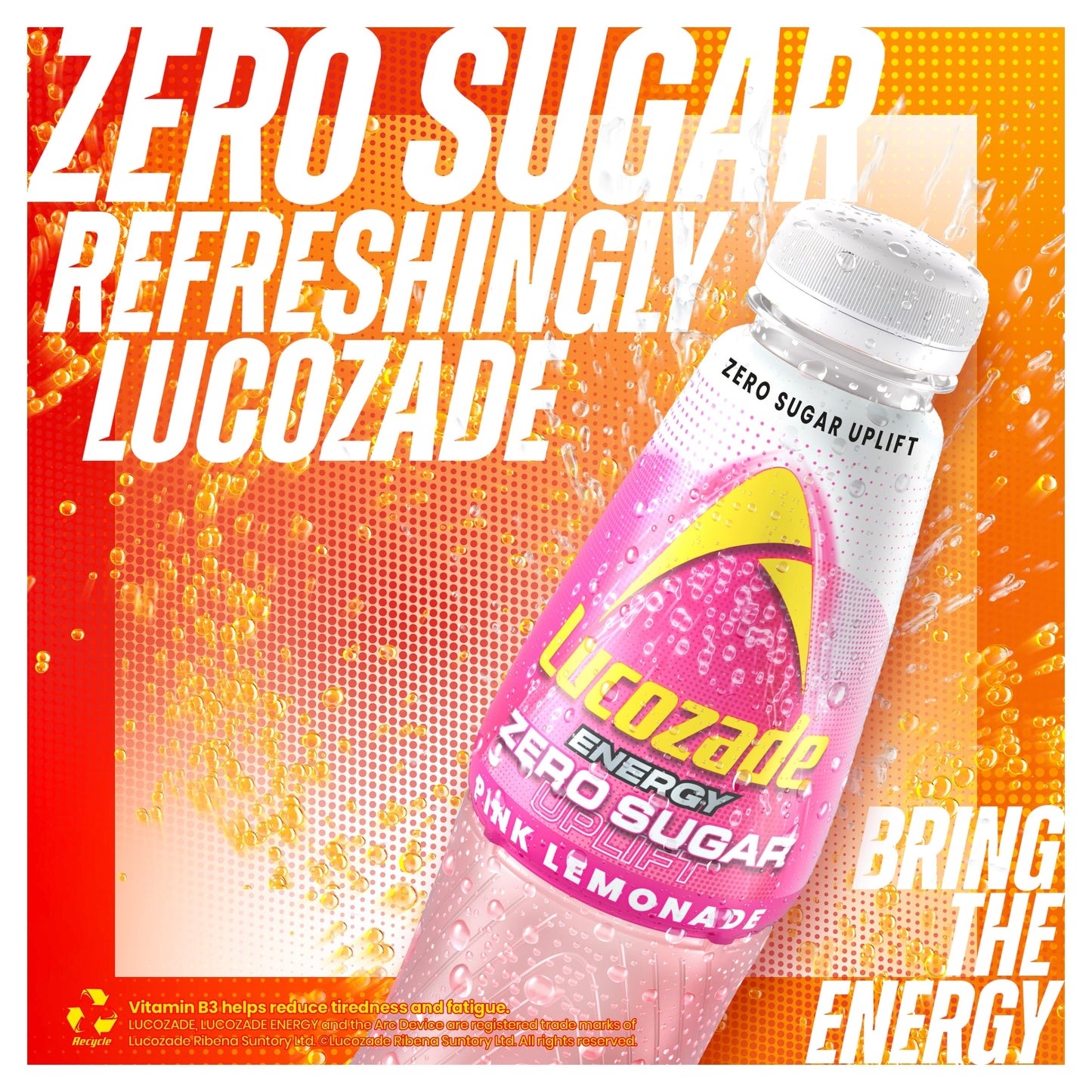 Lucozade Zero Sugar Pink Lemonade 900Ml — image 3