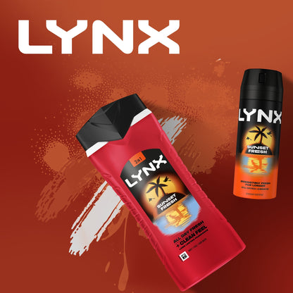 Lynx 3 in 1 Bodywash Shower Gel Sunset Fresh 500ml — image 5