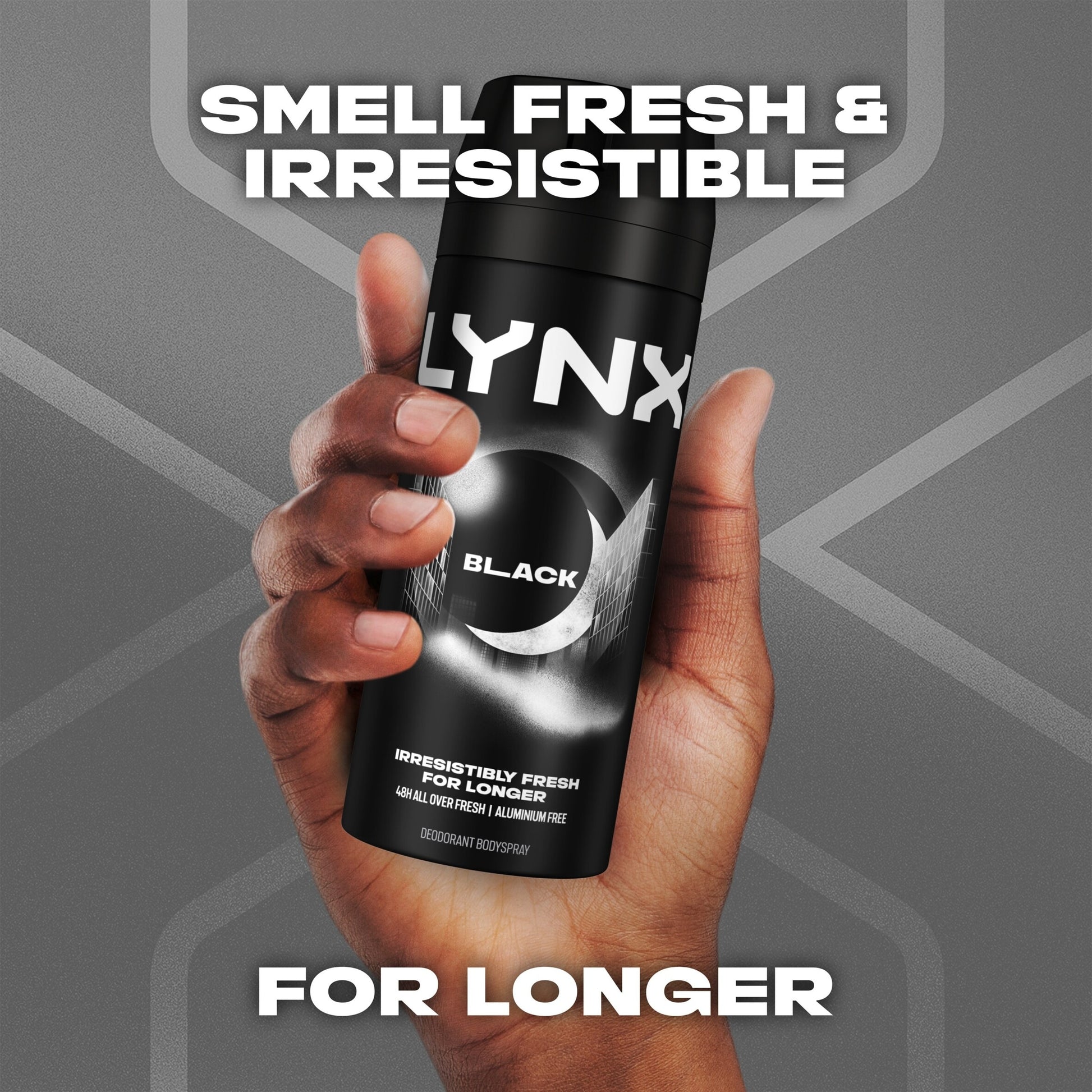 Lynx Black 48h Deodorant Bodyspray for Men 150ml — image 2