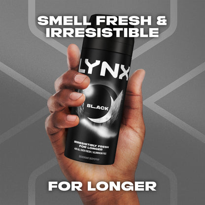 Lynx Black 48h Deodorant Bodyspray for Men 150ml — image 2