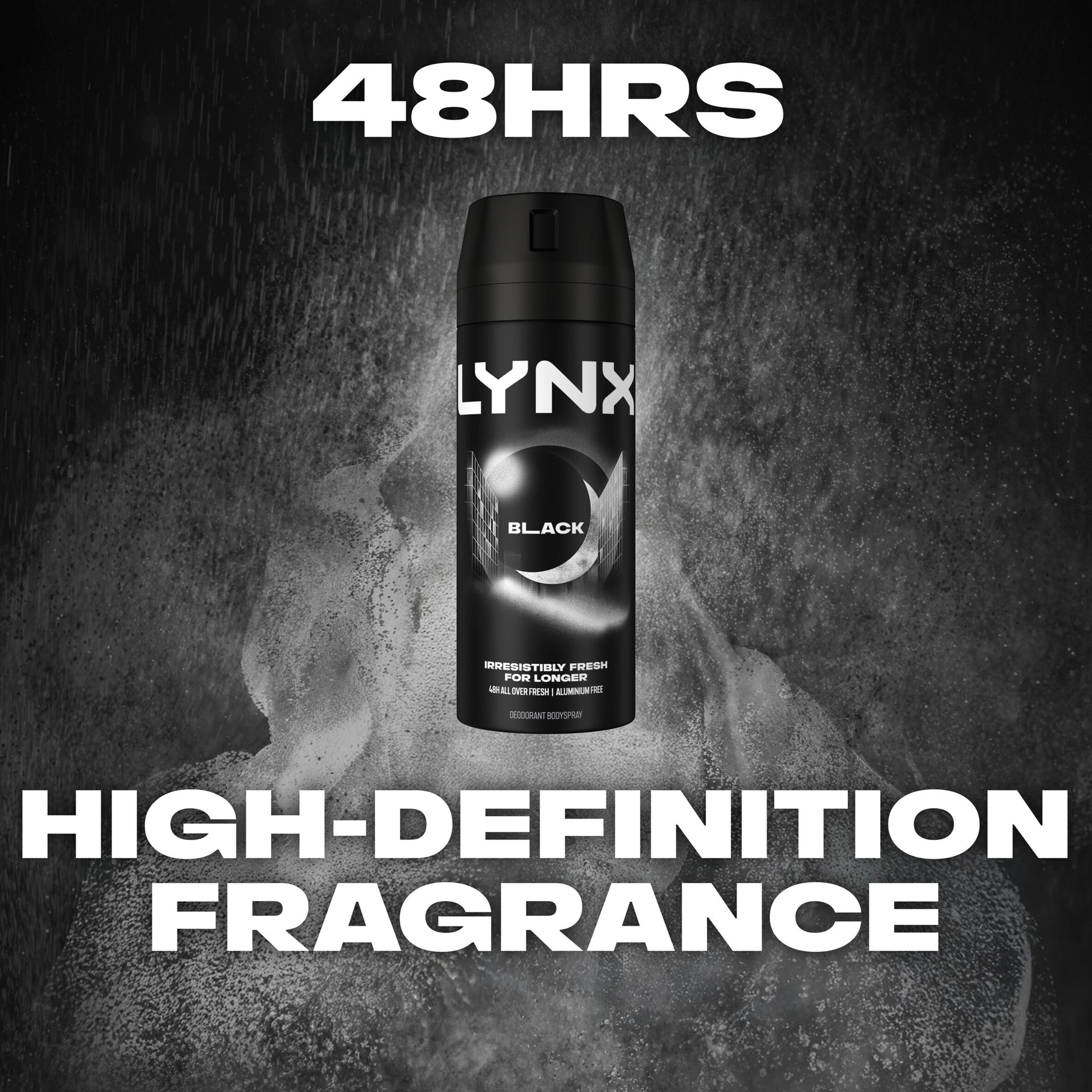 Lynx Black 48h Deodorant Bodyspray for Men 150ml — image 4