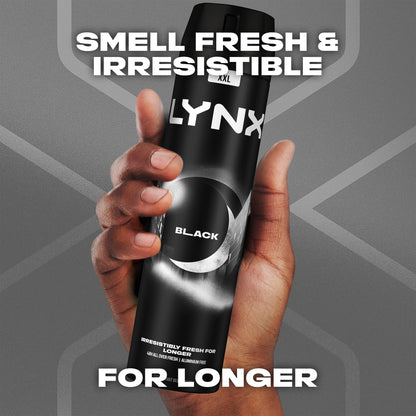 Lynx Black 48h Deodorant Bodyspray for Men 250ml — image 2