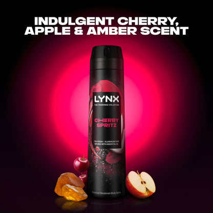 Lynx Cherry Spritz 72h Fine Fragrance Premium Deodorant Bodyspray for Men 200ml — image 3