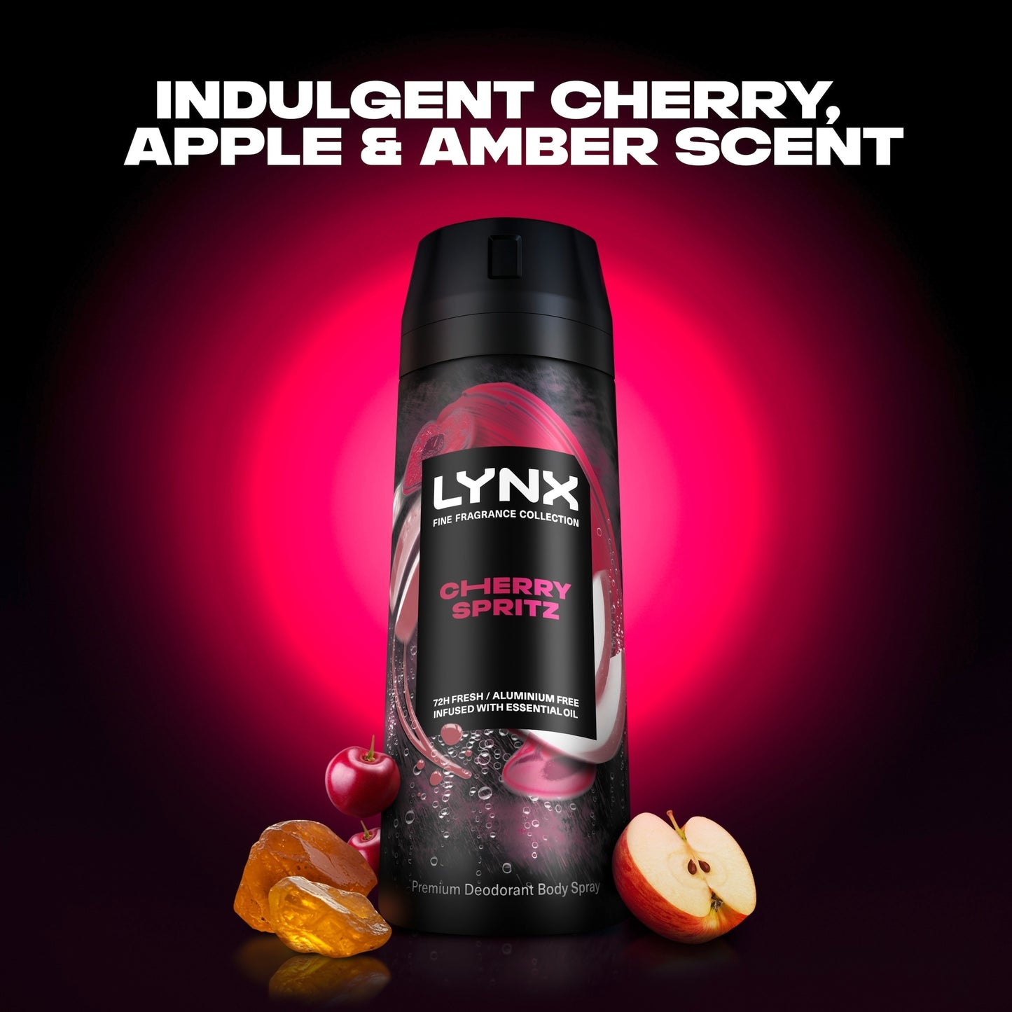 Lynx Fine Fragrance Collection Deodorant Bodyspray Cherry Spritz 150ml — image 3