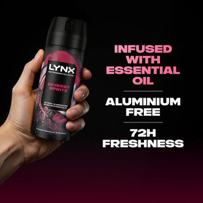 Lynx Fine Fragrance Collection Deodorant Bodyspray Cherry Spritz 150ml — image 4