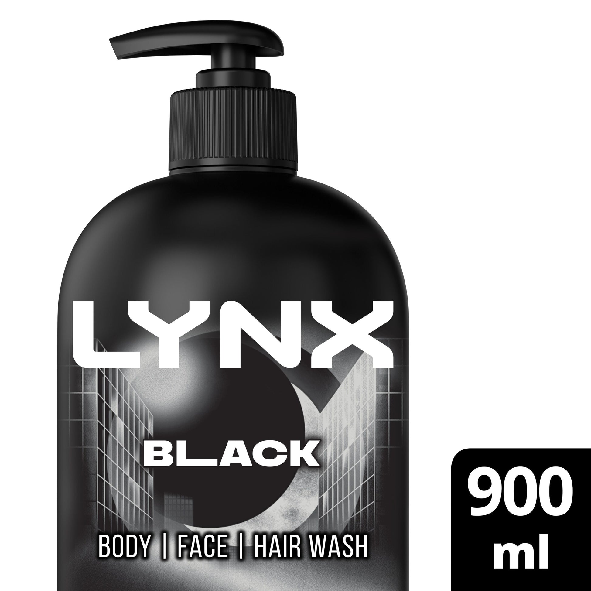 Lynx Men Black Body Wash Shower Gel 900ml — image 1
