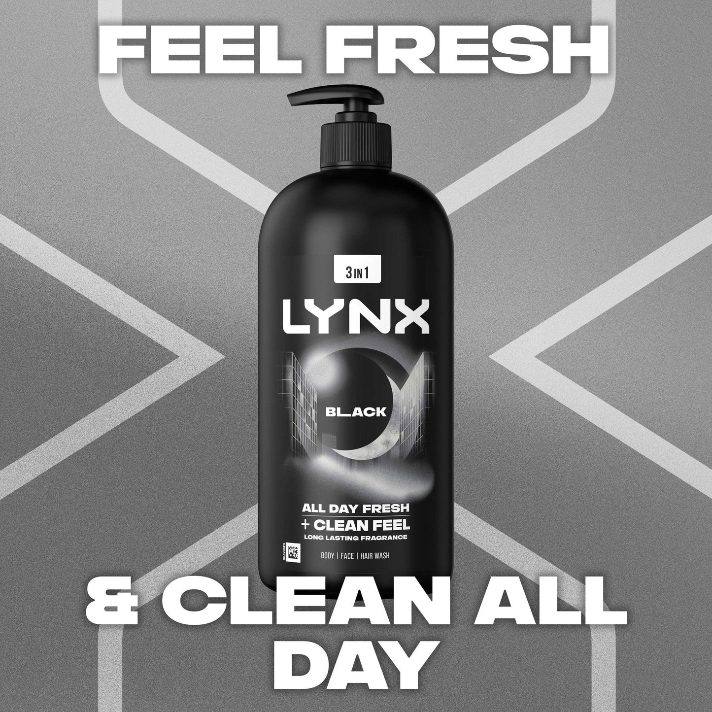 Lynx Men Black Body Wash Shower Gel 900ml — image 2