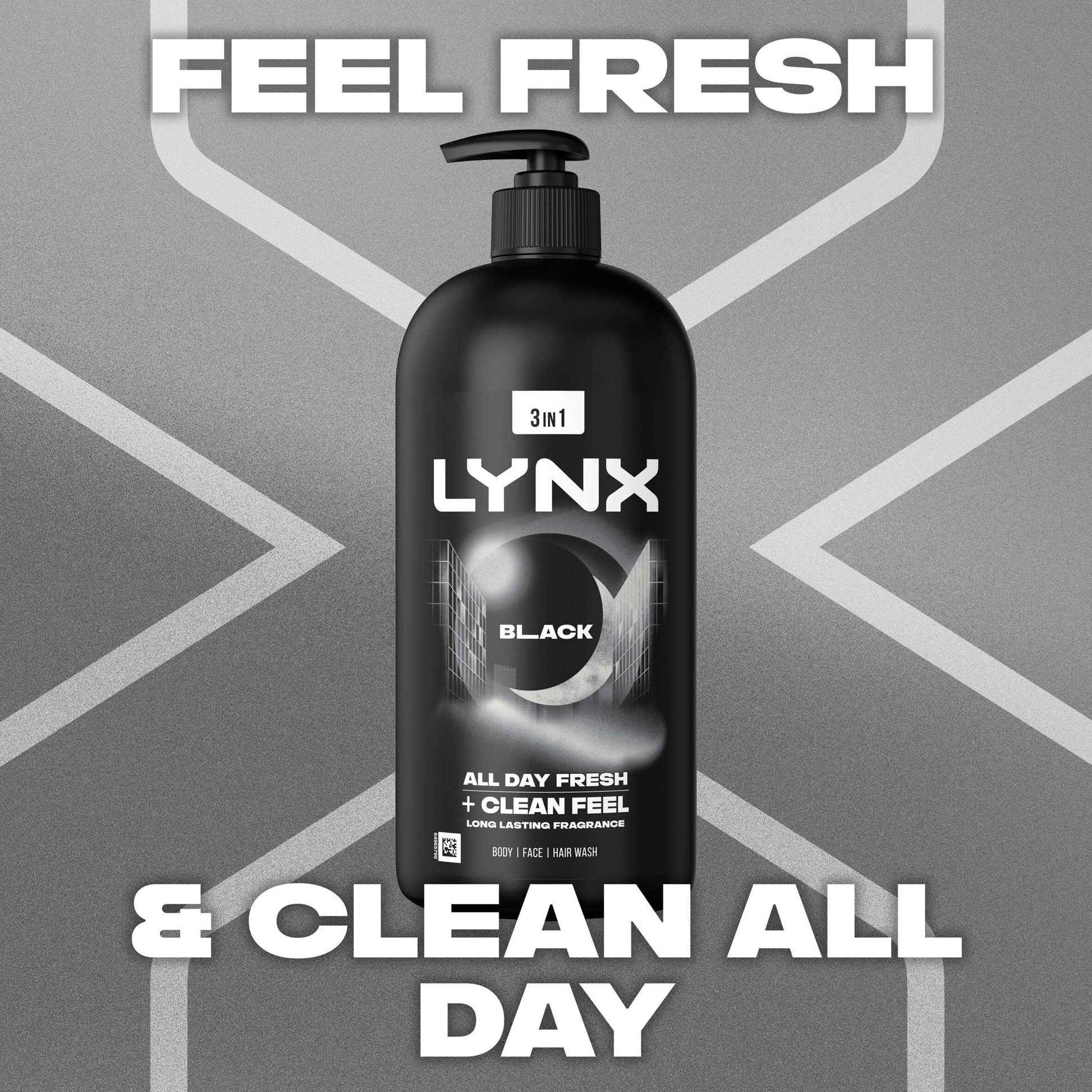 Lynx Men Black Body Wash Shower Gel 900ml — image 2