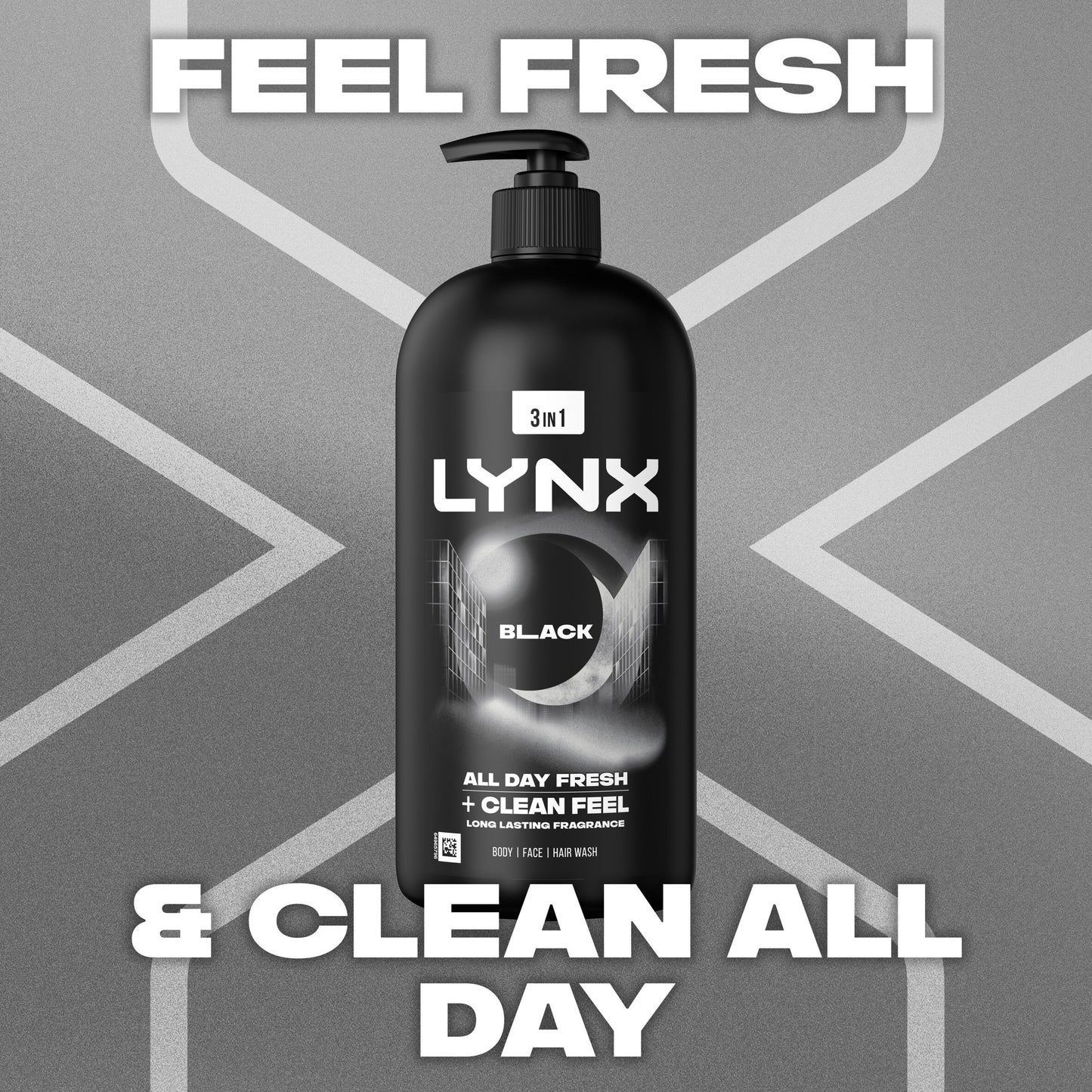 Lynx Men Black Body Wash Shower Gel 900ml — image 2