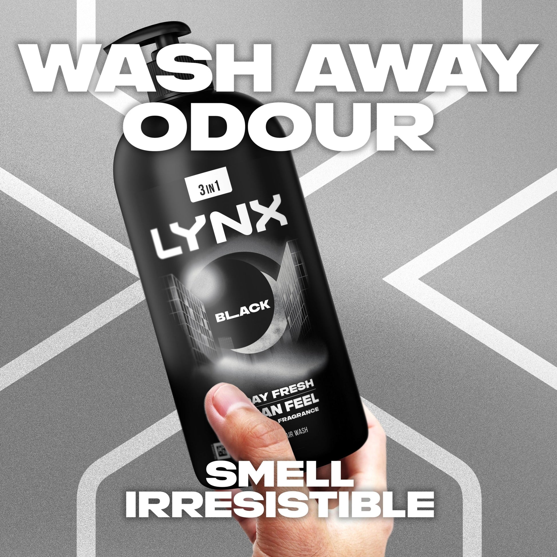 Lynx Men Black Body Wash Shower Gel 900ml — image 3