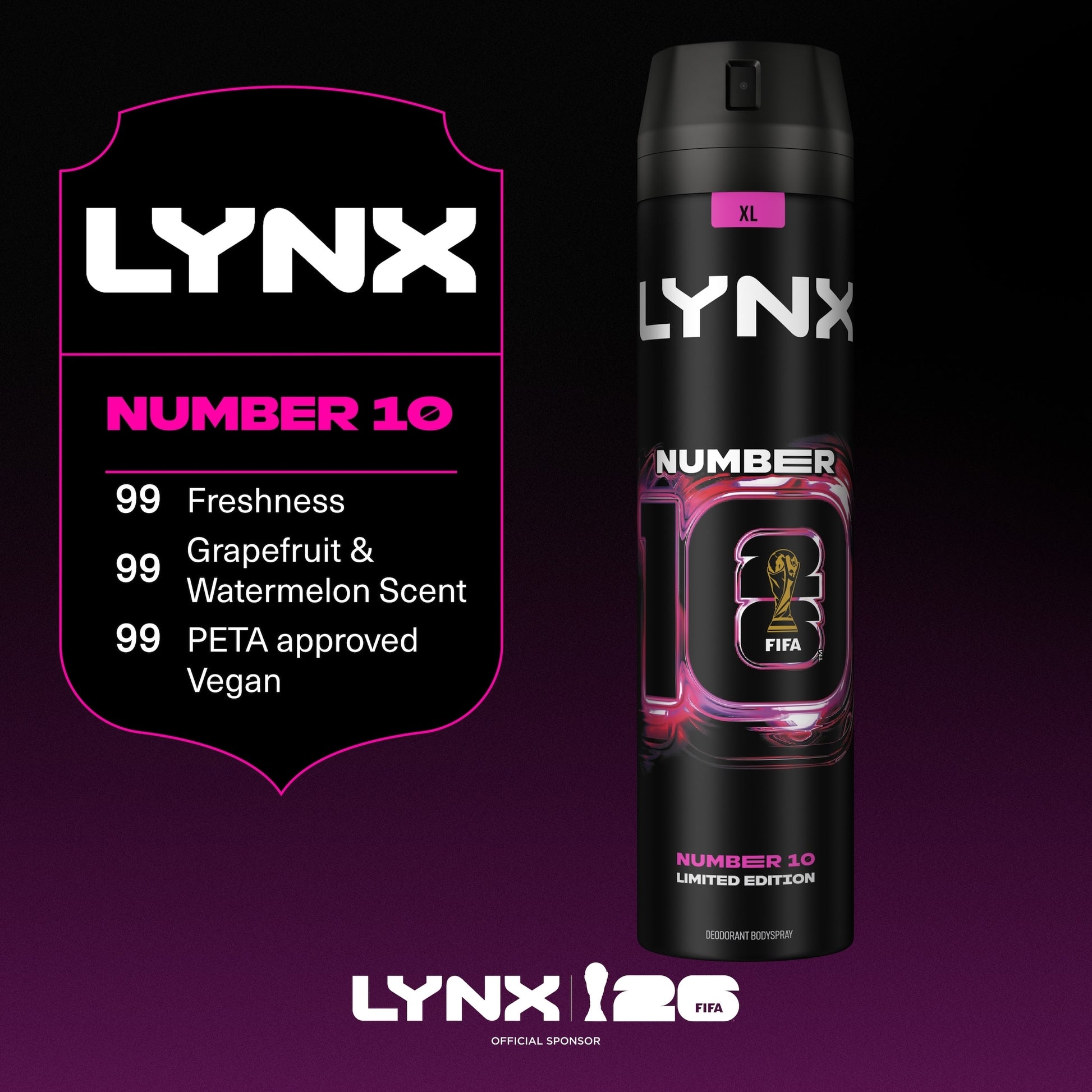 Lynx Men Number 10 48h Deodorant Bodyspray Aerosol 250ml — image 4