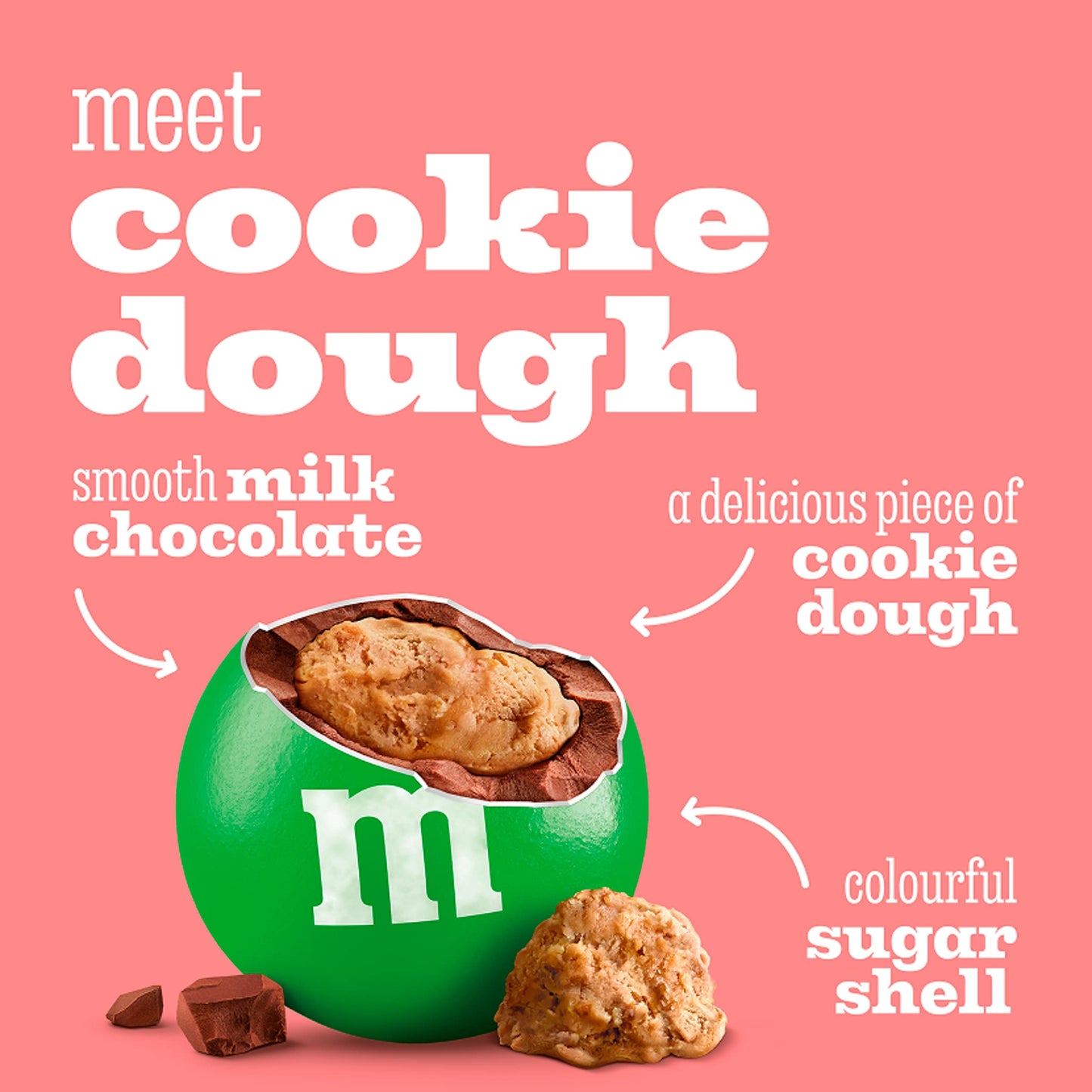 M&M's Milk Chocolate Cookie Dough 176g — image 2