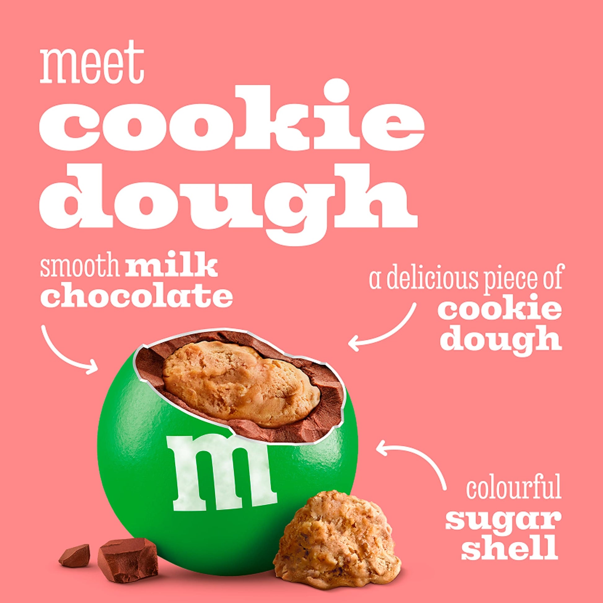 M&M's Milk Chocolate Cookie Dough 176g — image 2