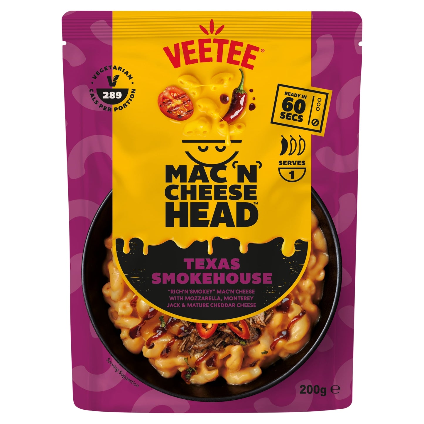 Mac N Cheese Head Texas Smokehouse 200g — image 1