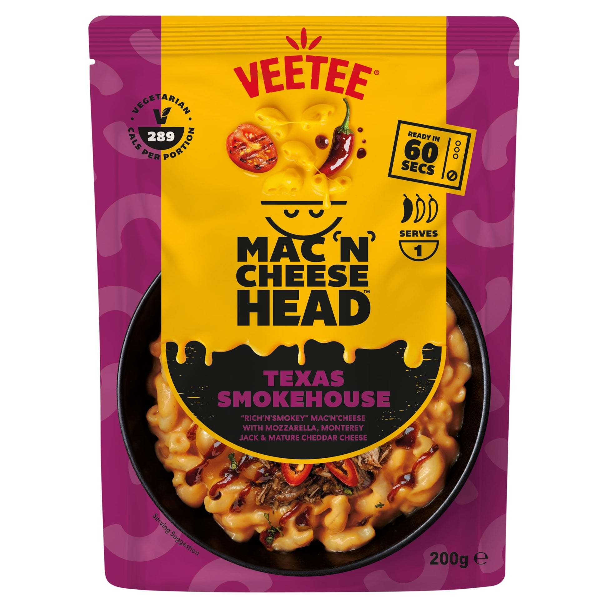 Mac N Cheese Head Texas Smokehouse 200g — image 1