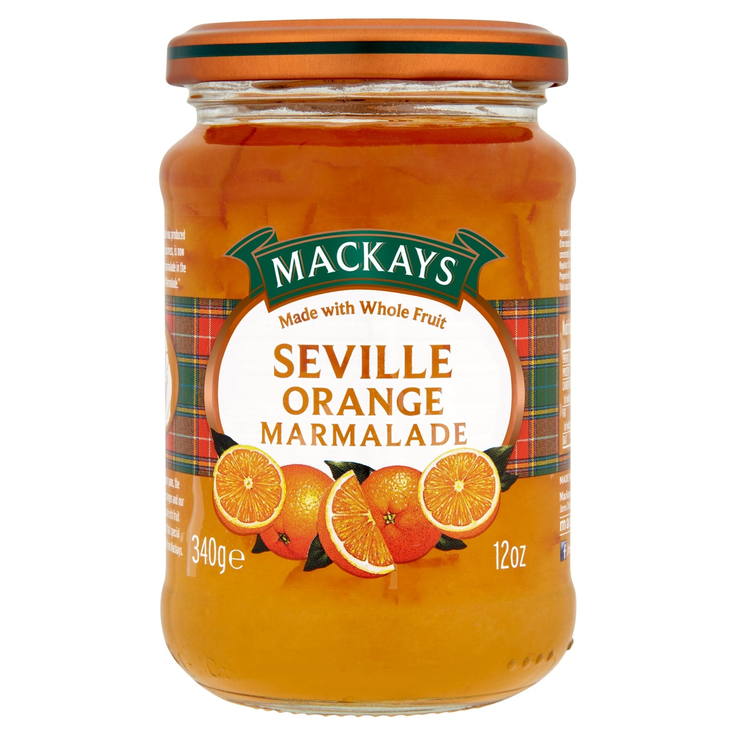 Mackays Natural Fruit Seville Orange Marmalade 340G — image 1