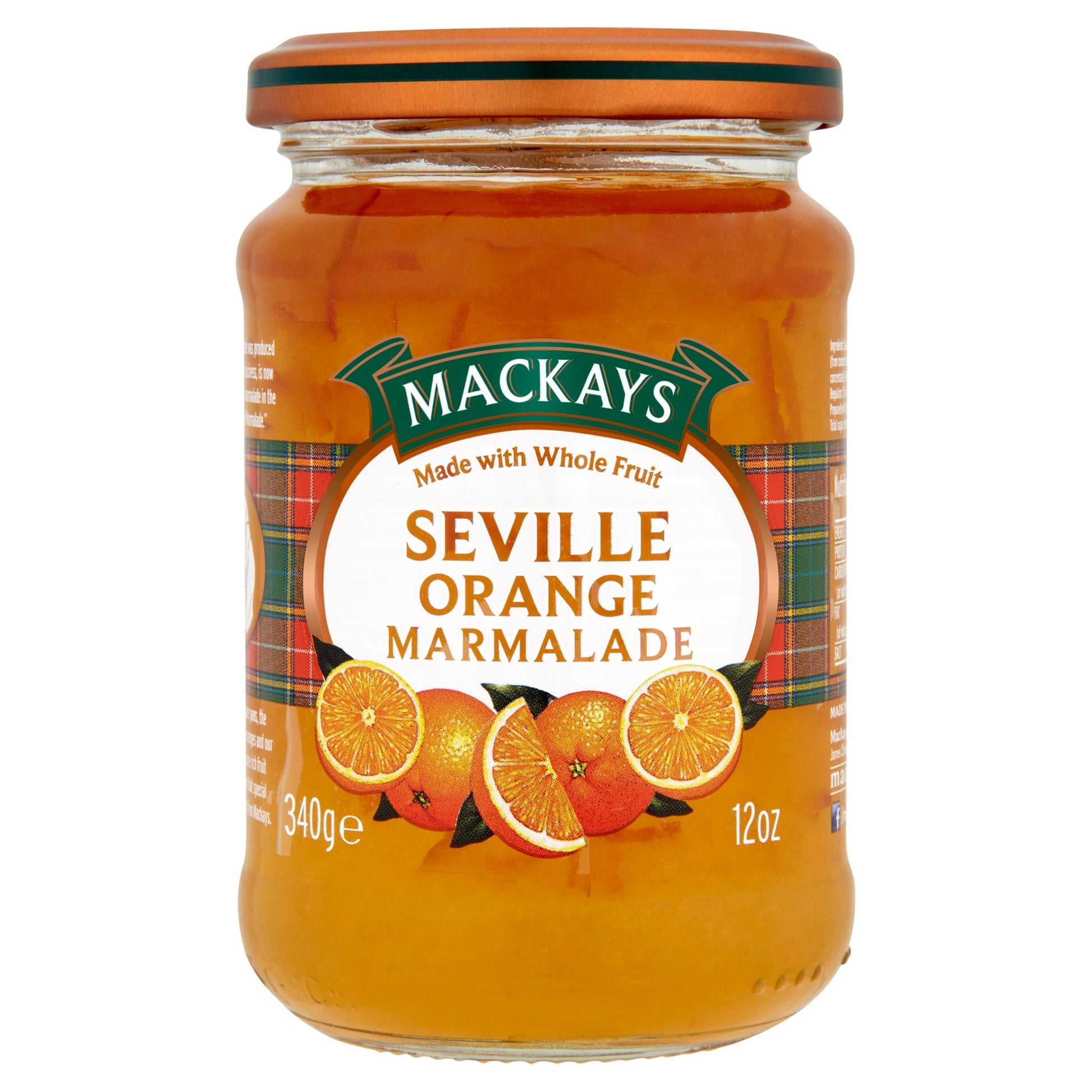 Mackays Natural Fruit Seville Orange Marmalade 340G — image 1