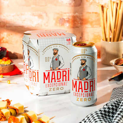 Madri Excepcional Zero Alcohol Free Beer 4x440ml — image 5