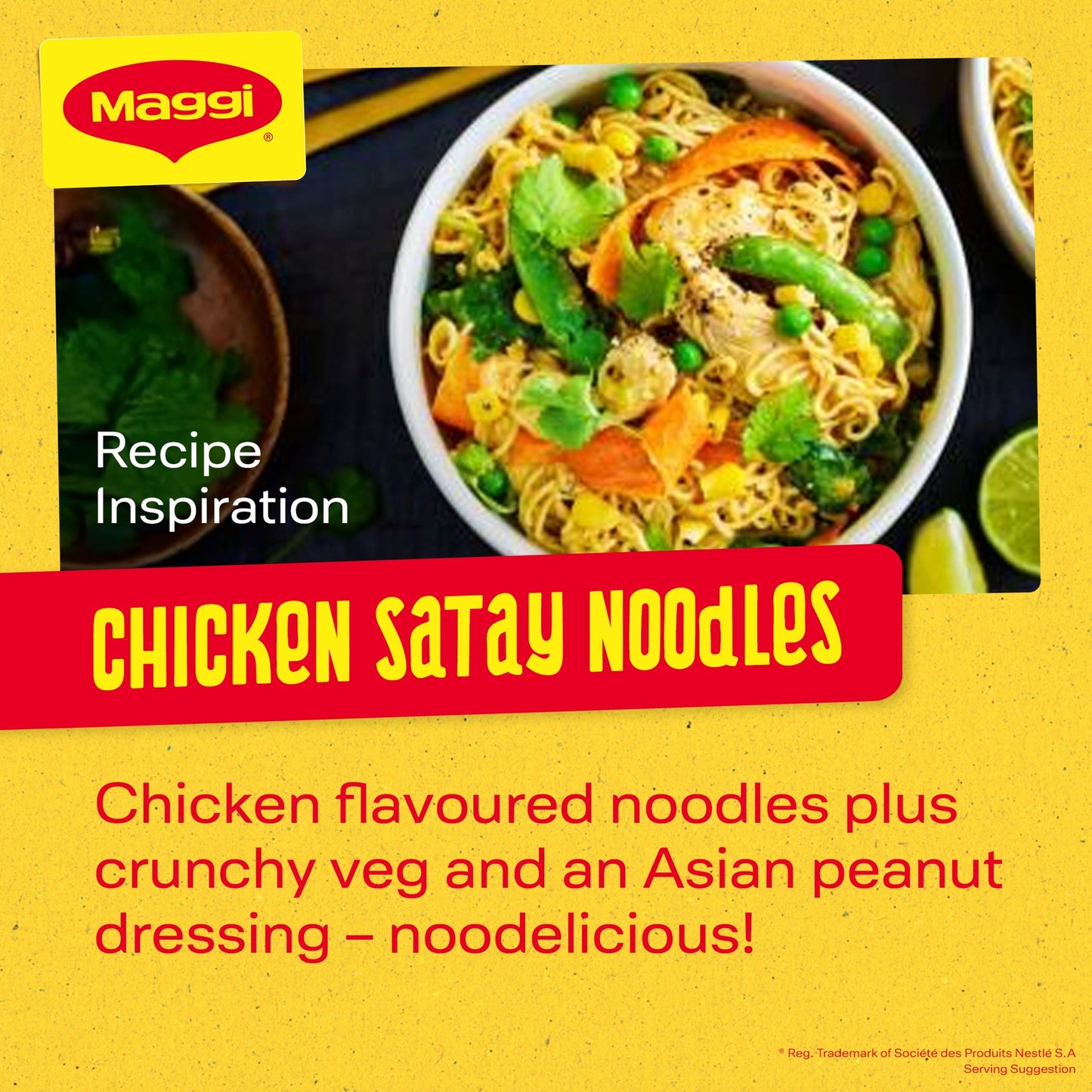 Maggi 2-Minute Instant Noodles - Chicken Flavour 5 x 74g — image 4