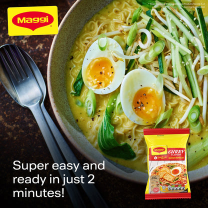 Maggi 2-Minute Instant Noodles - Curry Flavour 5x79g — image 2