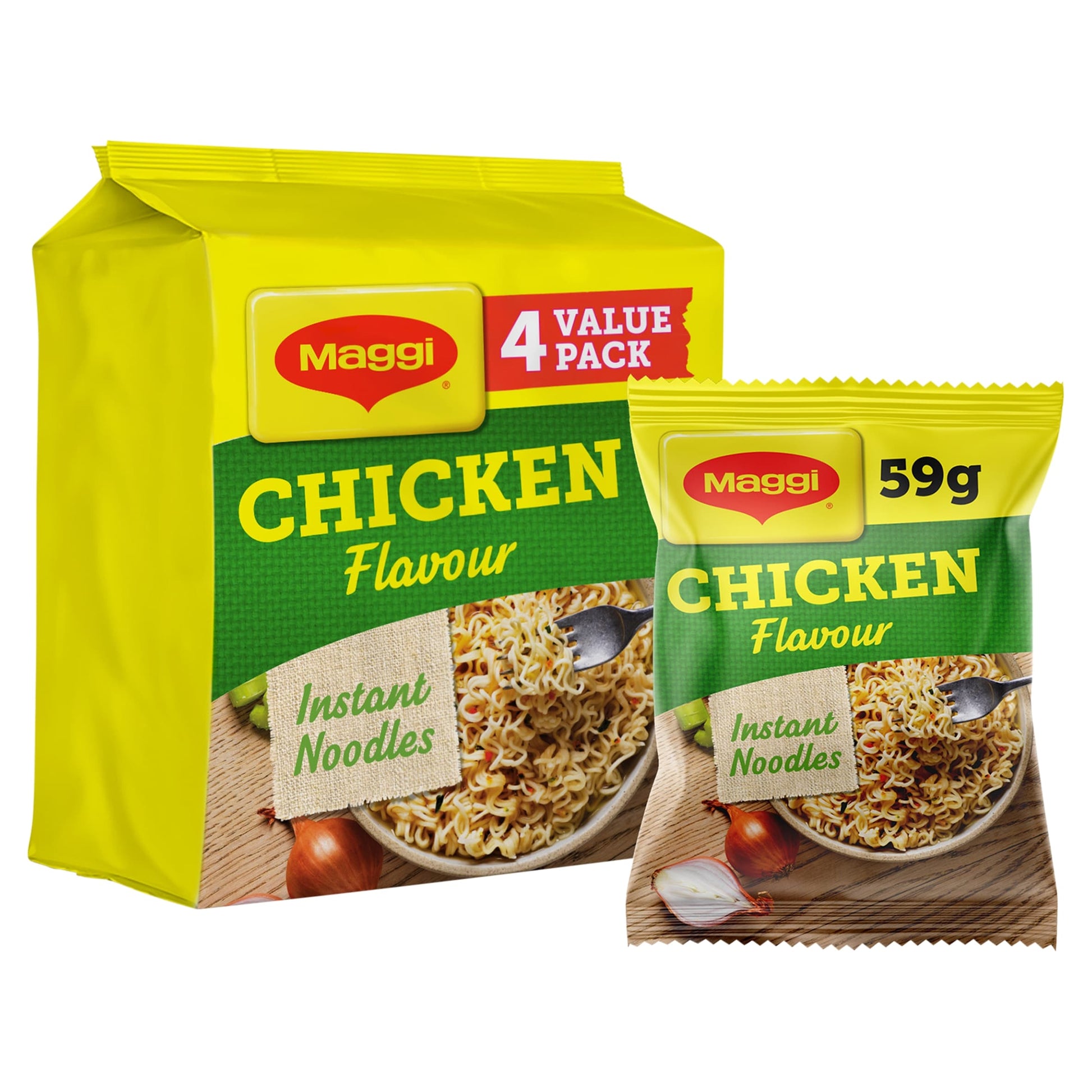 Maggi 3 Minute Instant Noodles Chicken Flavour 4x59g — image 1