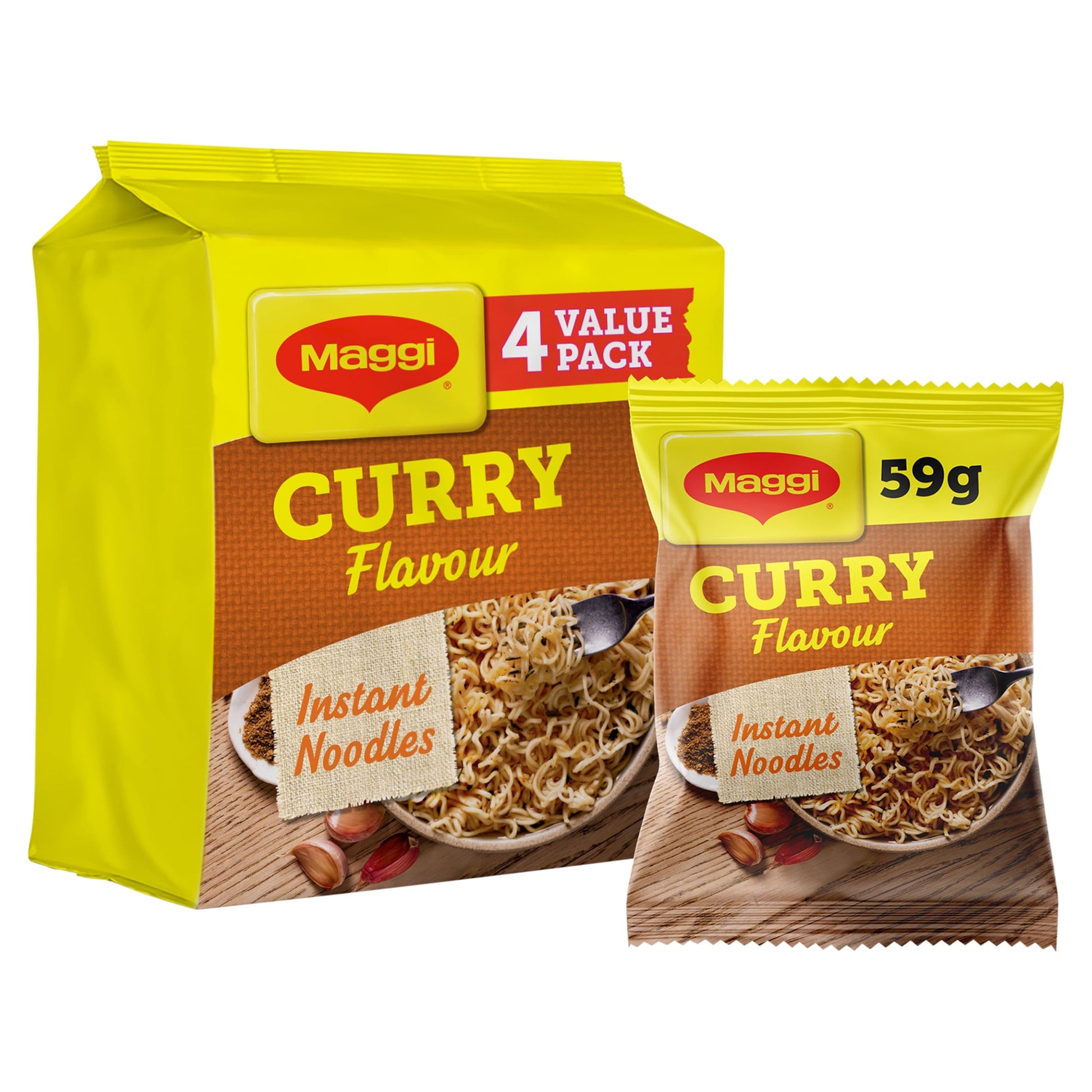 MAGGI 3 Minute Instant Noodles Curry Flavour 59g — image 1