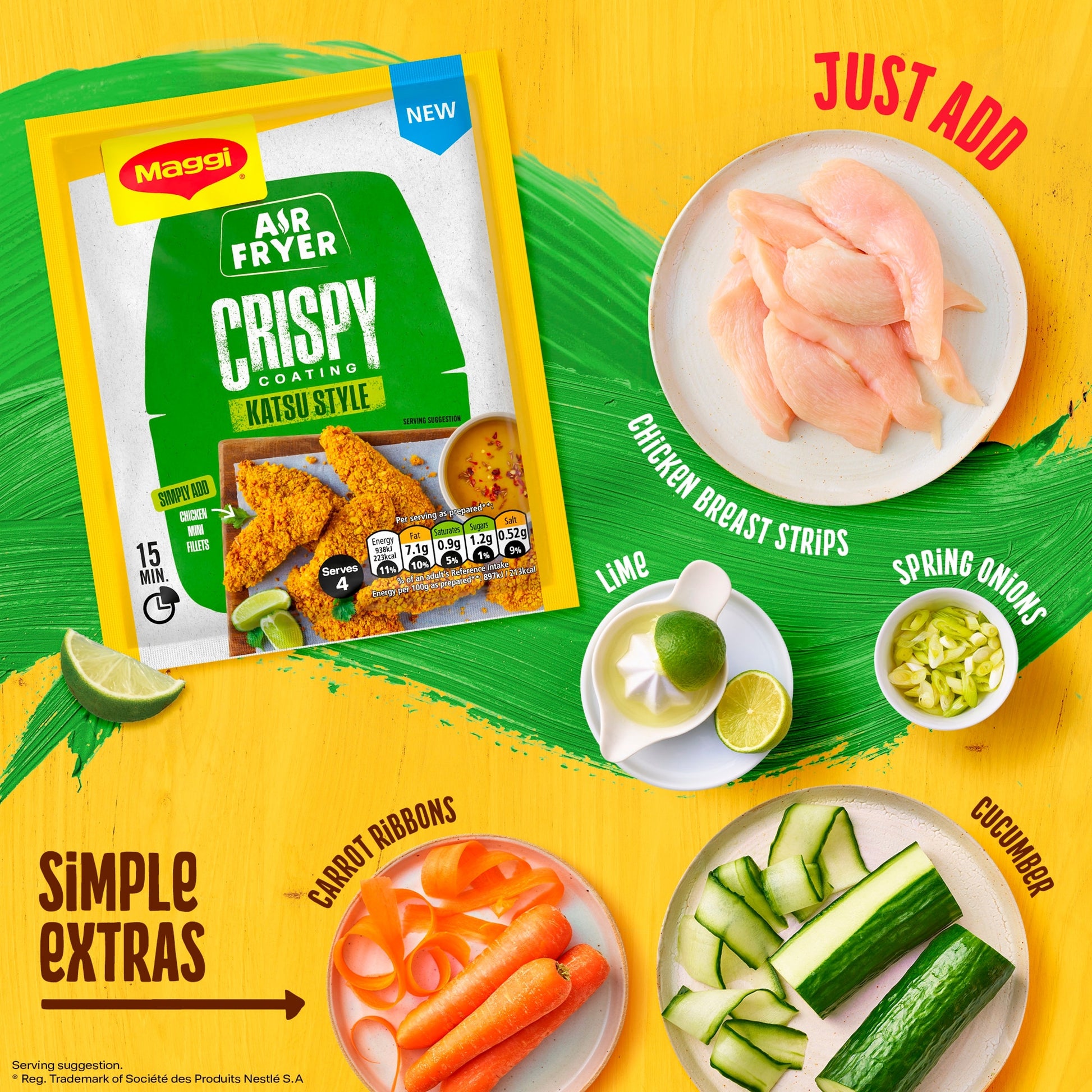 Maggi Air Fryer Crispy Katsu Seasoning Mix 70g — image 3
