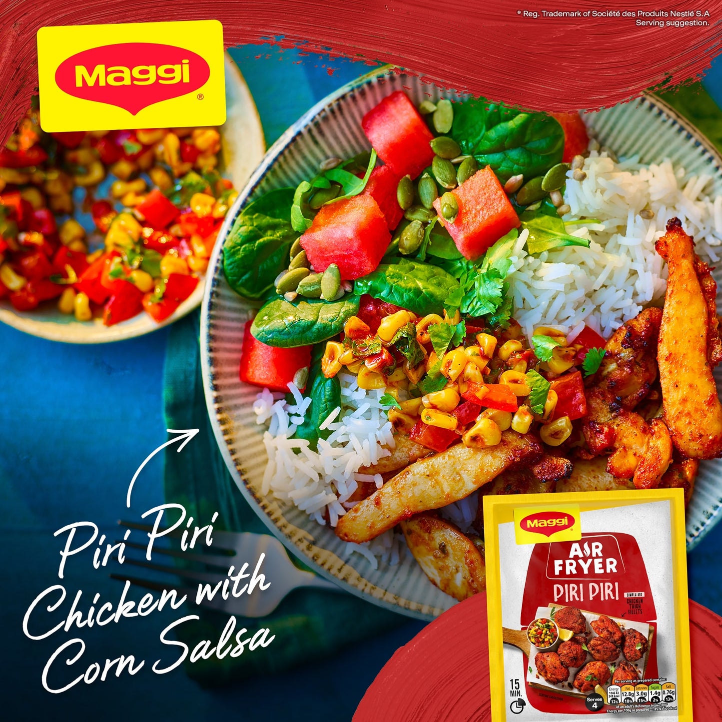 Maggi Air Fryer Piri Piri Seasoning Mix 27g — image 2